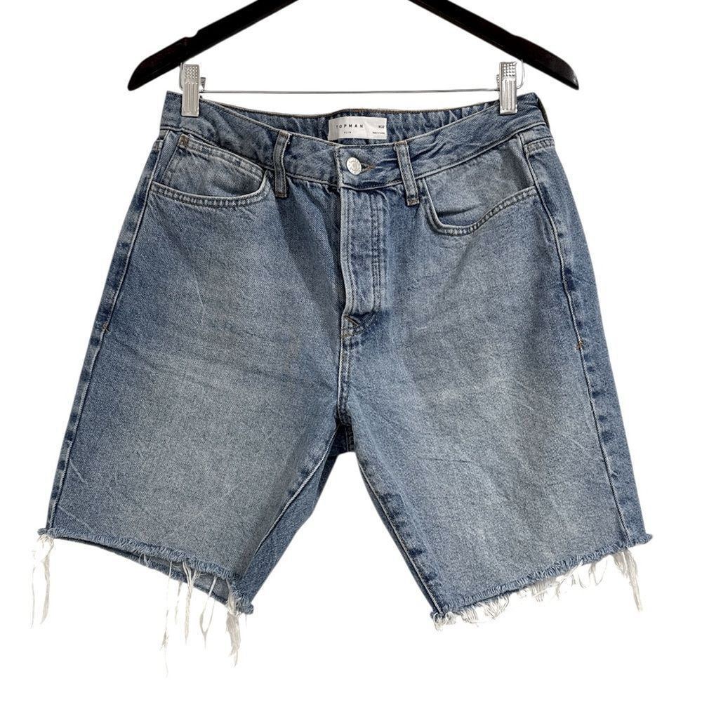 Topman slim Blue Jean Shorts EUC